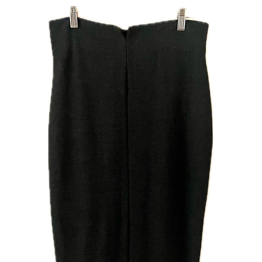 VINTAGE 1990s Romeo Gigli Navy Skirt in Dark Grey